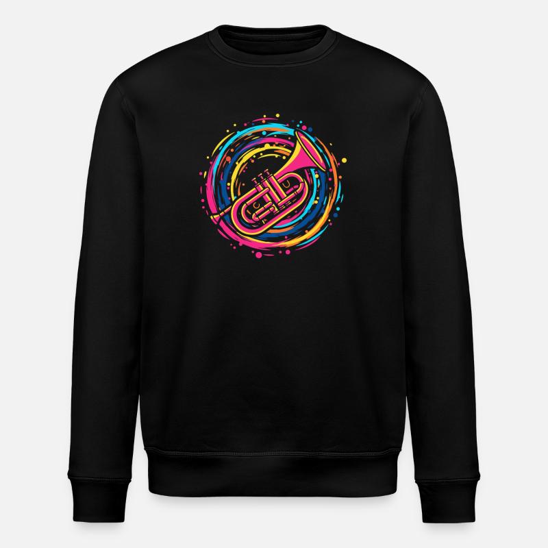 Trumpeter - Stanley/Stella ROLLER Unisex Organic Sweatshirt - black