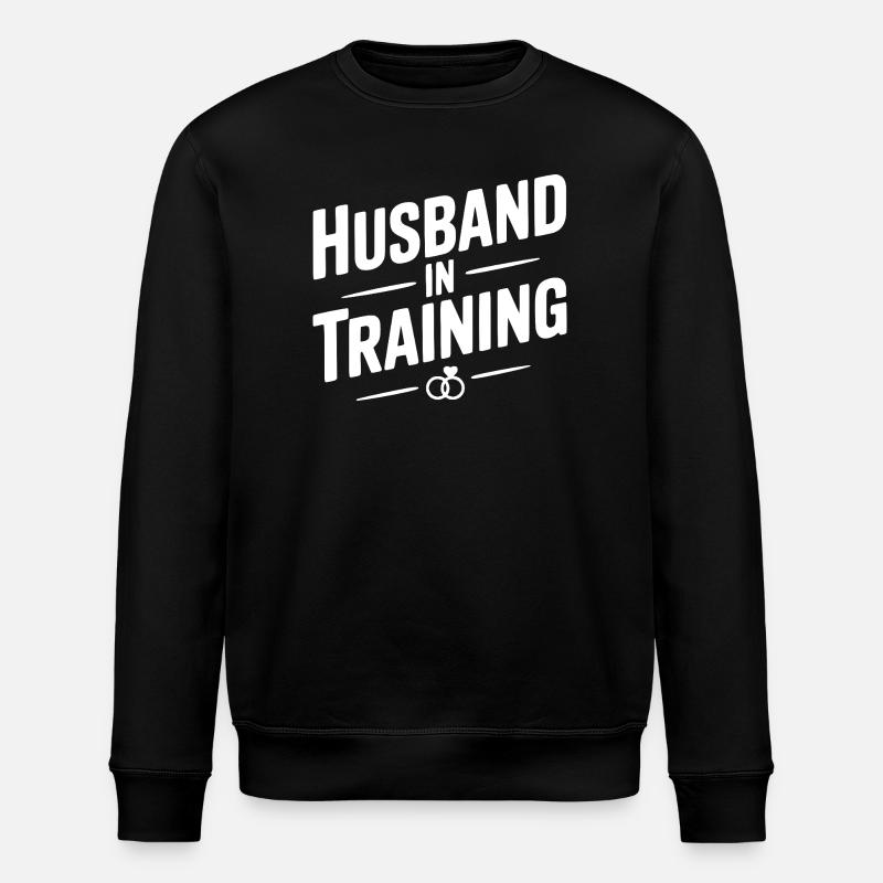 Husband in Training - Stanley/Stella ROLLER Unisex Organic Sweatshirt - black