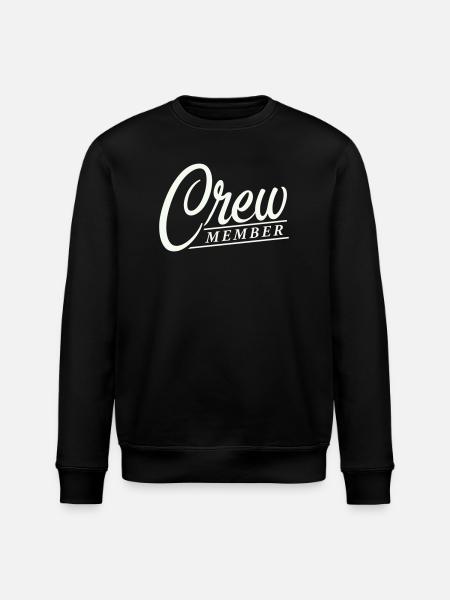 crew member - Stanley/Stella ROLLER Unisex Organic Sweatshirt - black