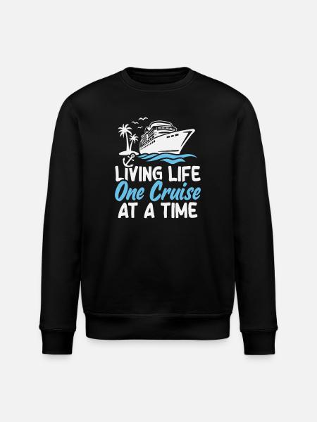 Cruise Ship Summer Vacation Trip - Stanley/Stella ROLLER Unisex Organic Sweatshirt - black
