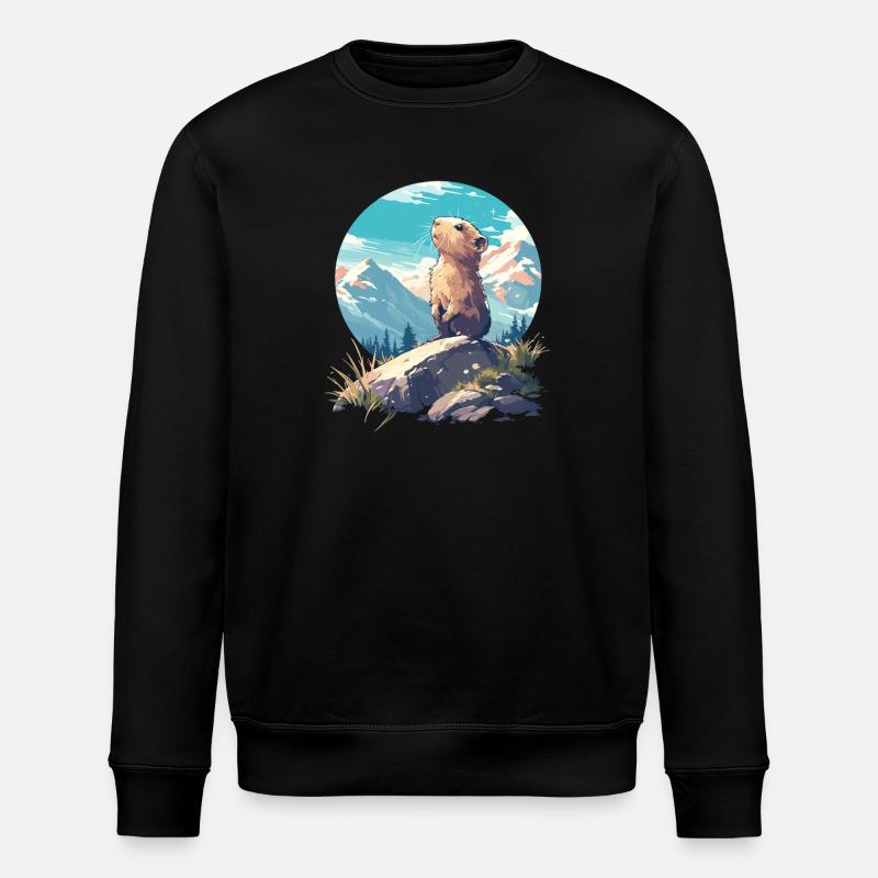 Lemmings Lemming - Stanley/Stella ROLLER Unisex Organic Sweatshirt - black