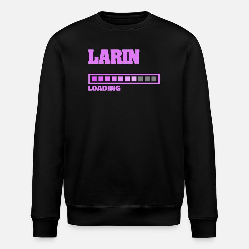 Geburt Larin - Stanley/Stella Unisex Bio-Sweatshirt ROLLER - Schwarz