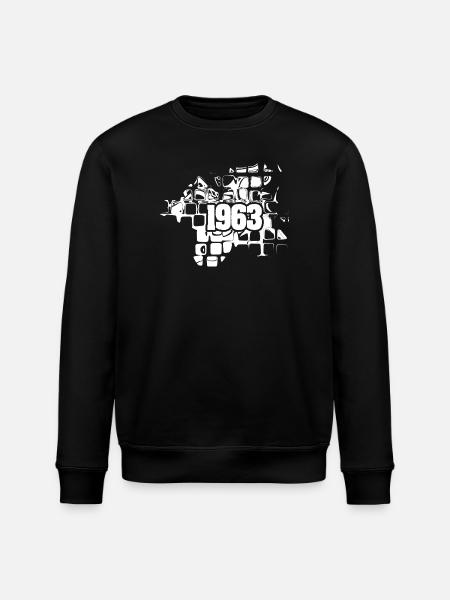 1963 - Stanley/Stella ROLLER Unisex Organic Sweatshirt - black