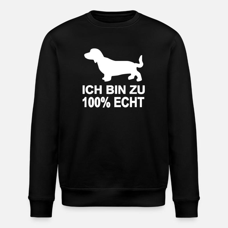 Dackel - Stanley/Stella Unisex Bio-Sweatshirt ROLLER - Schwarz