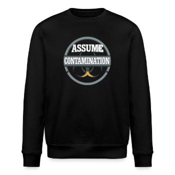 Mikrobiologie - Stanley/Stella Unisex Bio-Sweatshirt ROLLER - Schwarz - Vorne - Nik (191cm)