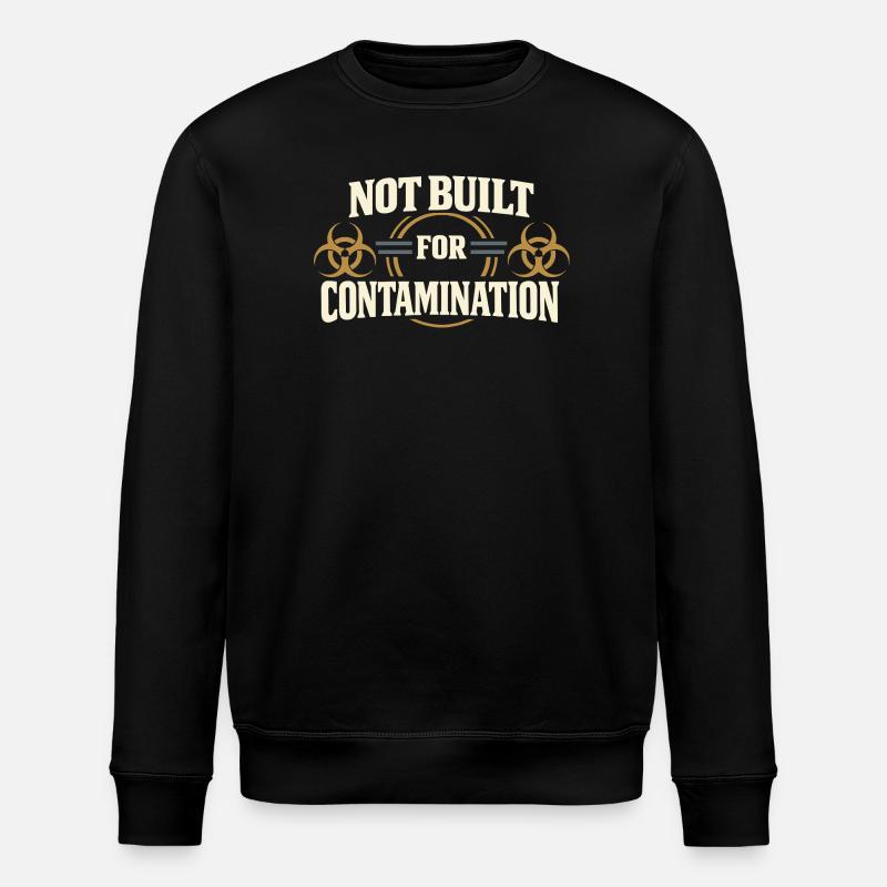 Mikrobiologie - Stanley/Stella Unisex Bio-Sweatshirt ROLLER - Schwarz