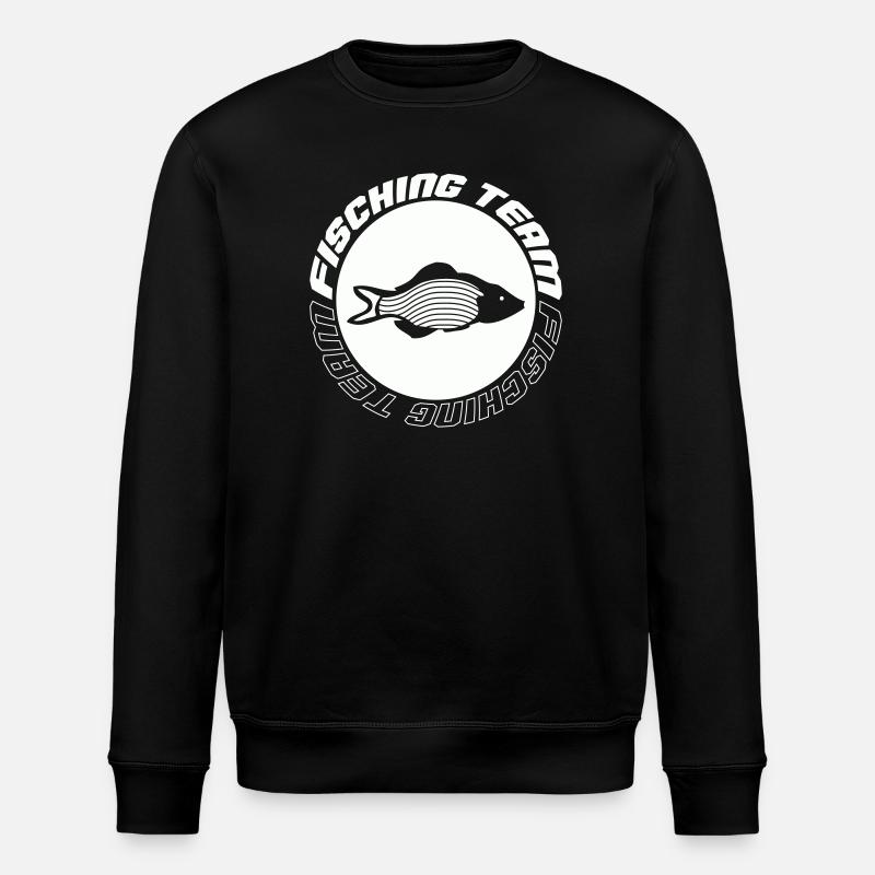 Fishing Team - Stanley/Stella ROLLER Unisex Organic Sweatshirt - black