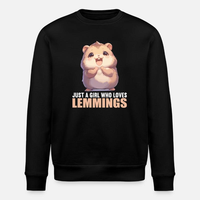 Lemmings Lemming - Stanley/Stella ROLLER Unisex Organic Sweatshirt - black