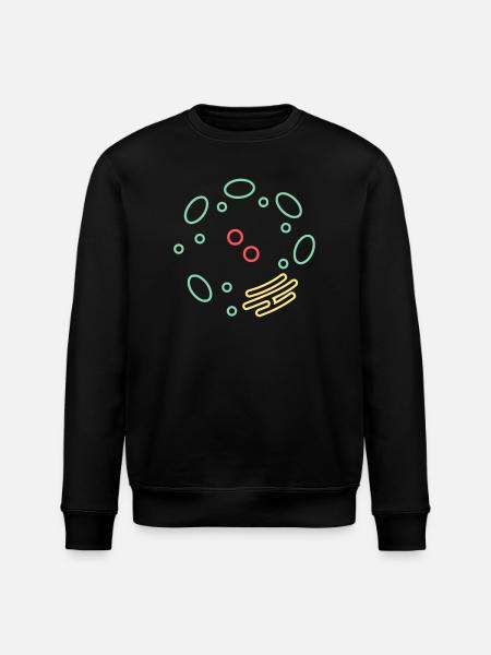 Cell Organelle Biology - Stanley/Stella ROLLER Unisex Organic Sweatshirt - black