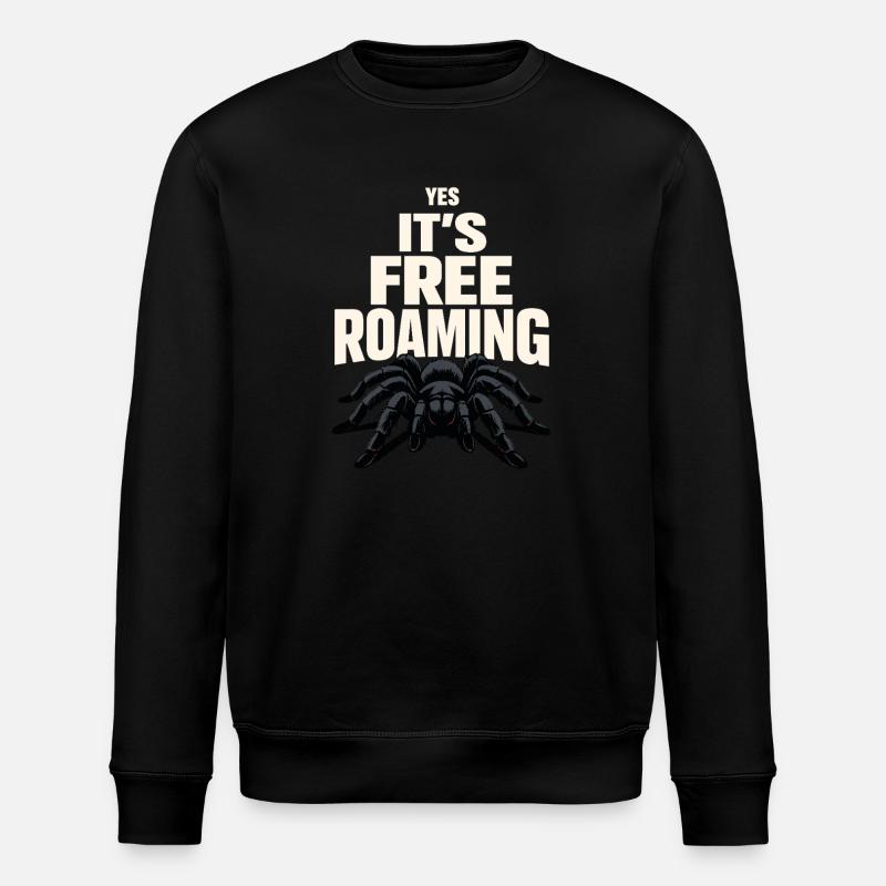 Tarantula Tarantula Holder Spider Owner - Stanley/Stella ROLLER Unisex Organic Sweatshirt - black