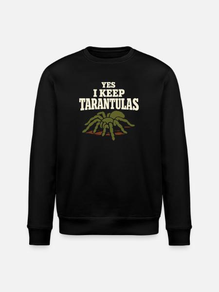 Tarantula Tarantula Holder Spider Owner - Stanley/Stella ROLLER Unisex Organic Sweatshirt - black