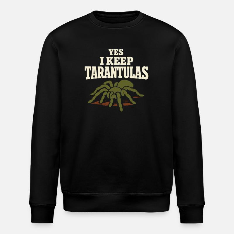 Tarantula Tarantula Holder Spider Owner - Stanley/Stella ROLLER Unisex Organic Sweatshirt - black