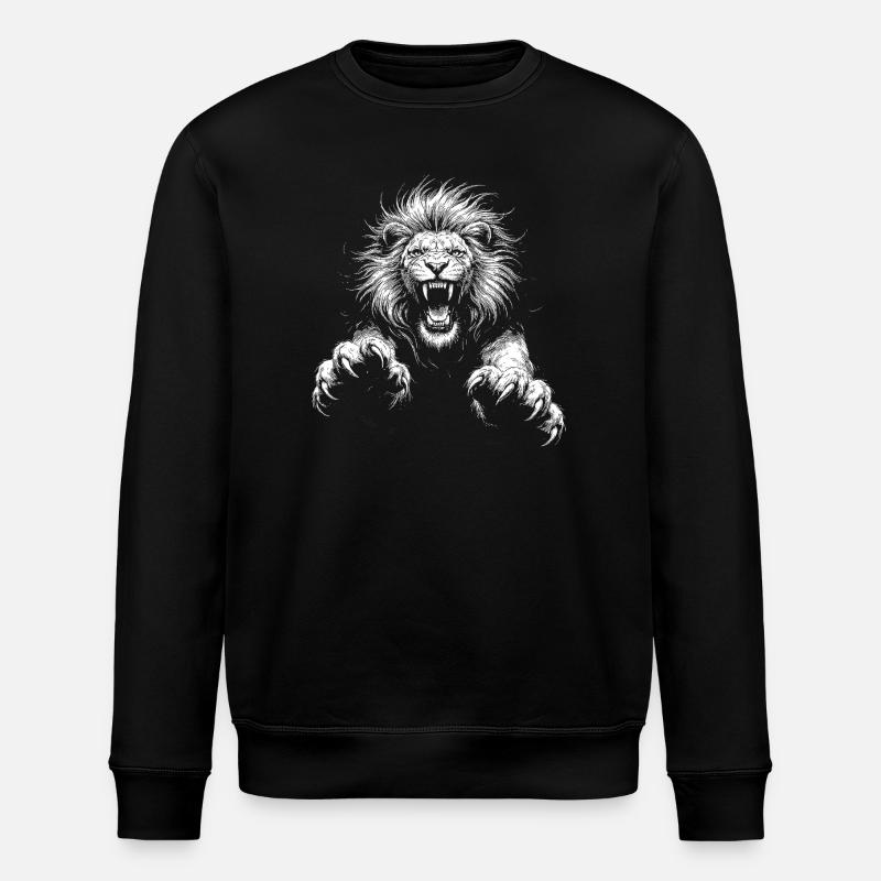 Lion - Sweat bio ROLLER Stanley/Stella Unisexe - noir