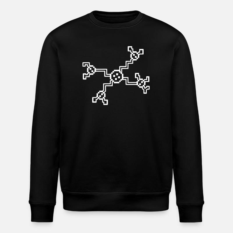 Neuron Nerve Cell Pixel 8-Bit - Sweat bio ROLLER Stanley/Stella Unisexe - noir
