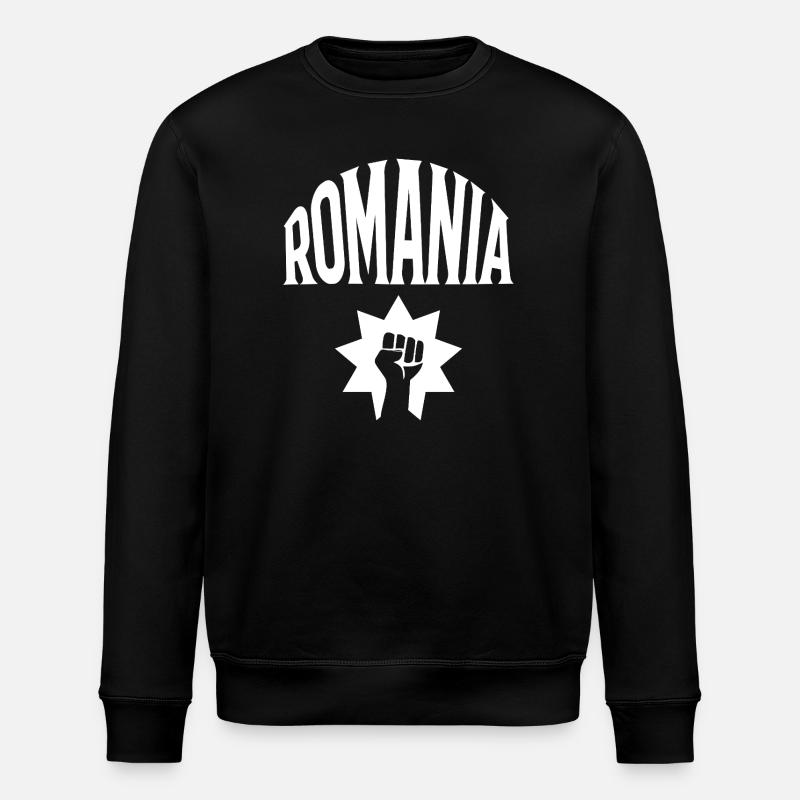 Romania - Stanley/Stella Unisex Bio-Sweatshirt ROLLER - Schwarz