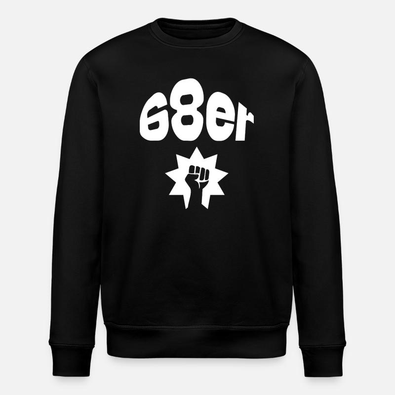 68s - Stanley/Stella ROLLER Unisex Organic Sweatshirt - black