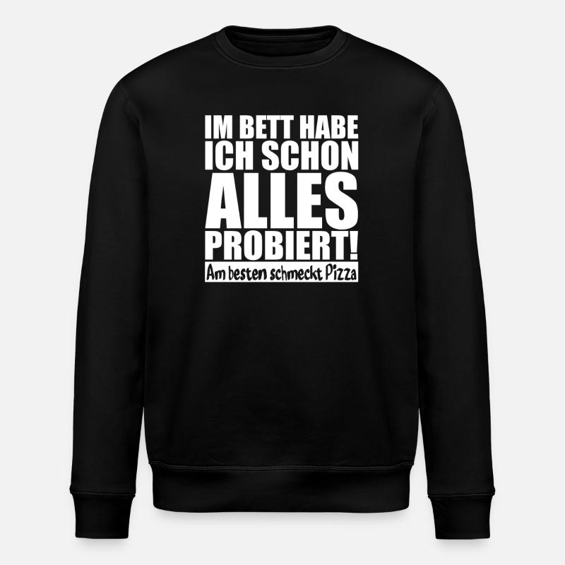 funny party sayings irony sarcasm - Stanley/Stella ROLLER Unisex Organic Sweatshirt - black