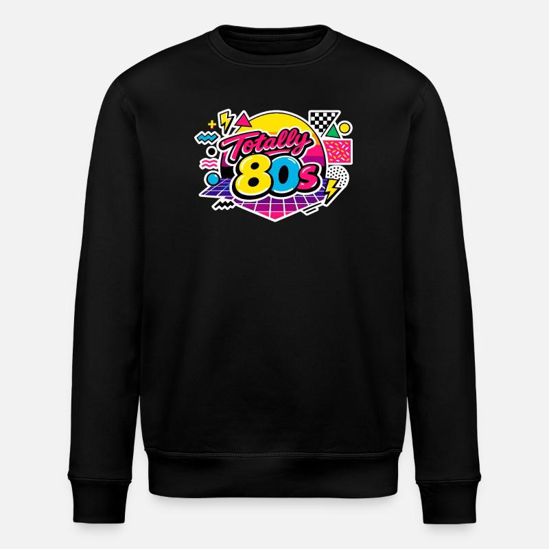 totally 80s - Stanley/Stella ROLLER Unisex Organic Sweatshirt - black
