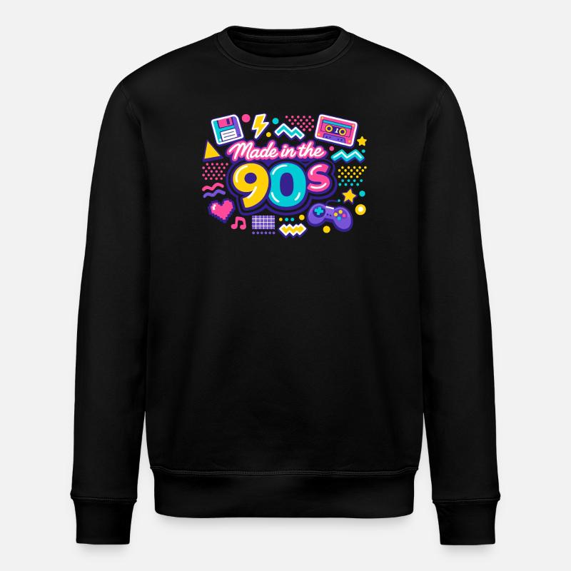 Fabriqué dans les années 90 - Sweat bio ROLLER Stanley/Stella Unisexe - noir