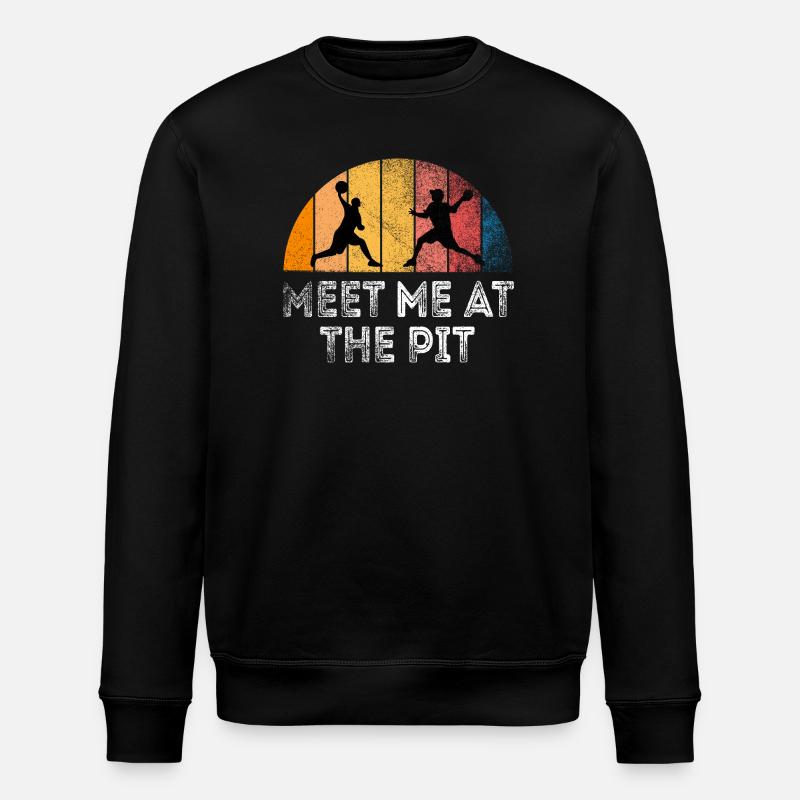 Meet Me at the Pit - Stanley/Stella ROLLER Unisex Organic Sweatshirt - black