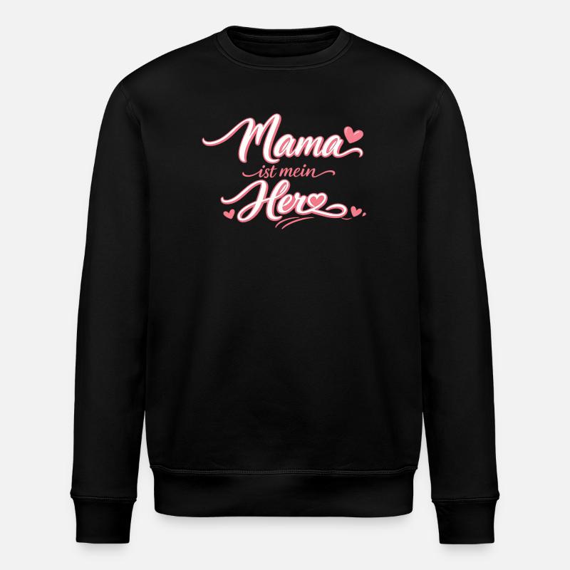 Maman est mon cadeau de cœur - Sweat bio ROLLER Stanley/Stella Unisexe - noir
