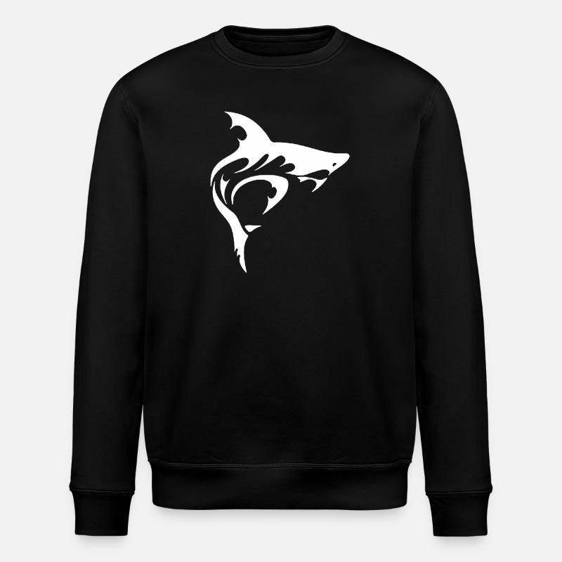 SHARK - Stanley/Stella Unisex Bio-Sweatshirt ROLLER - Schwarz