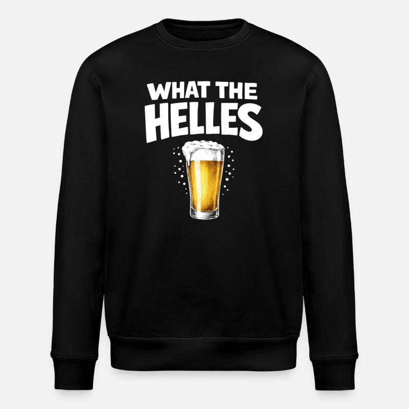 What the Helles - Stanley/Stella Unisex Bio-Sweatshirt ROLLER - Schwarz
