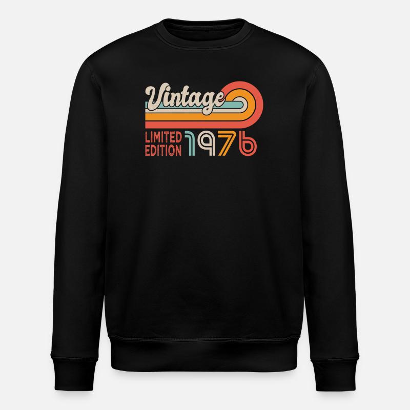 1976 anniversaire 1976 50 ans - Sweat bio ROLLER Stanley/Stella Unisexe - noir