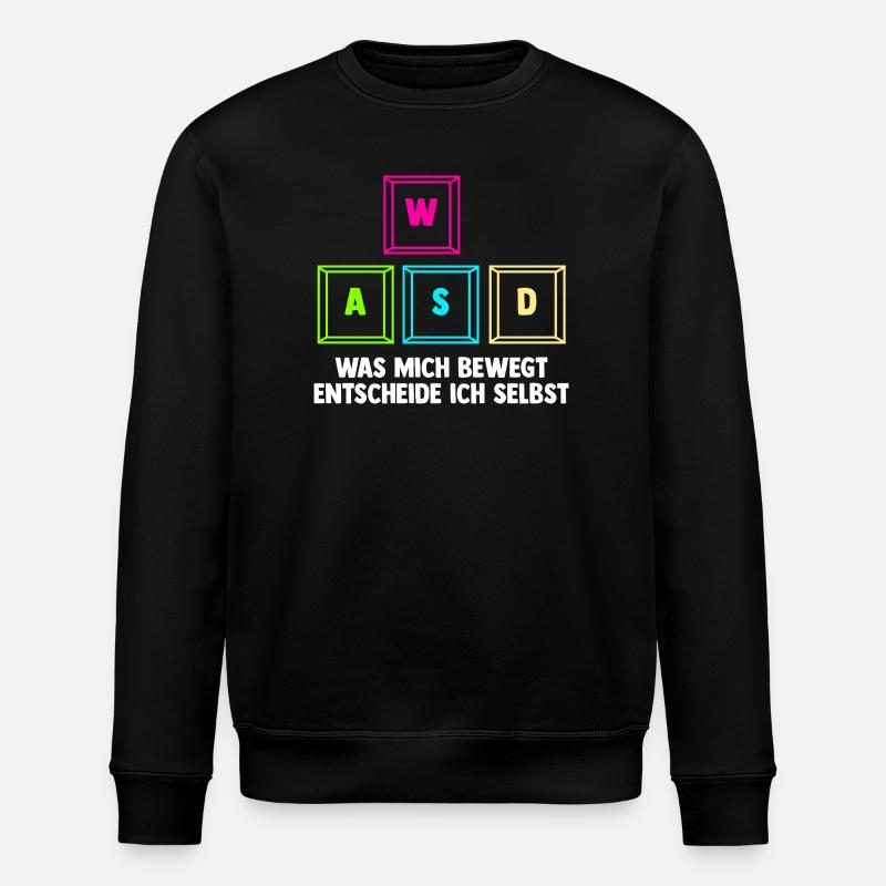 Jeu vidéo Gamer Gaming - Sweat bio ROLLER Stanley/Stella Unisexe - noir
