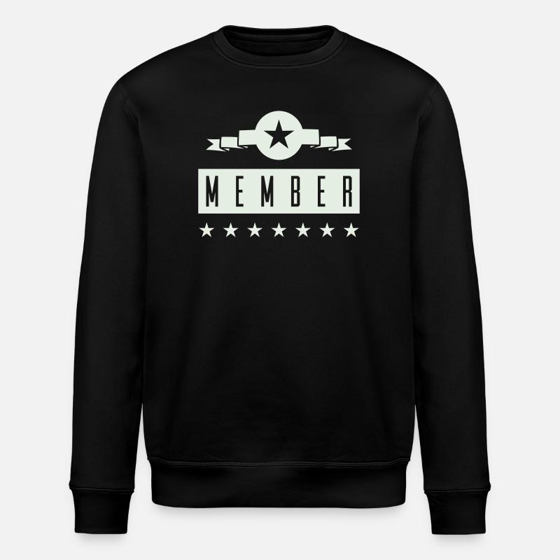 member - Stanley/Stella Unisex Bio-Sweatshirt ROLLER - Schwarz