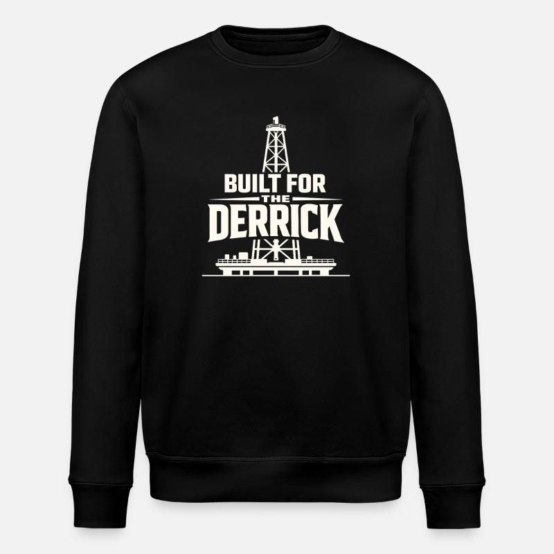 Offshore-bohrer-rig-bohrer Bohrboden Offshore - Stanley/Stella Unisex Bio-Sweatshirt ROLLER - Schwarz