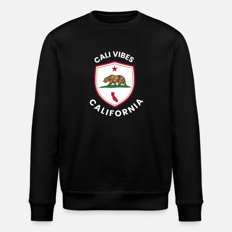 Cali Vibes California Shield - Sweat bio ROLLER Stanley/Stella Unisexe - noir