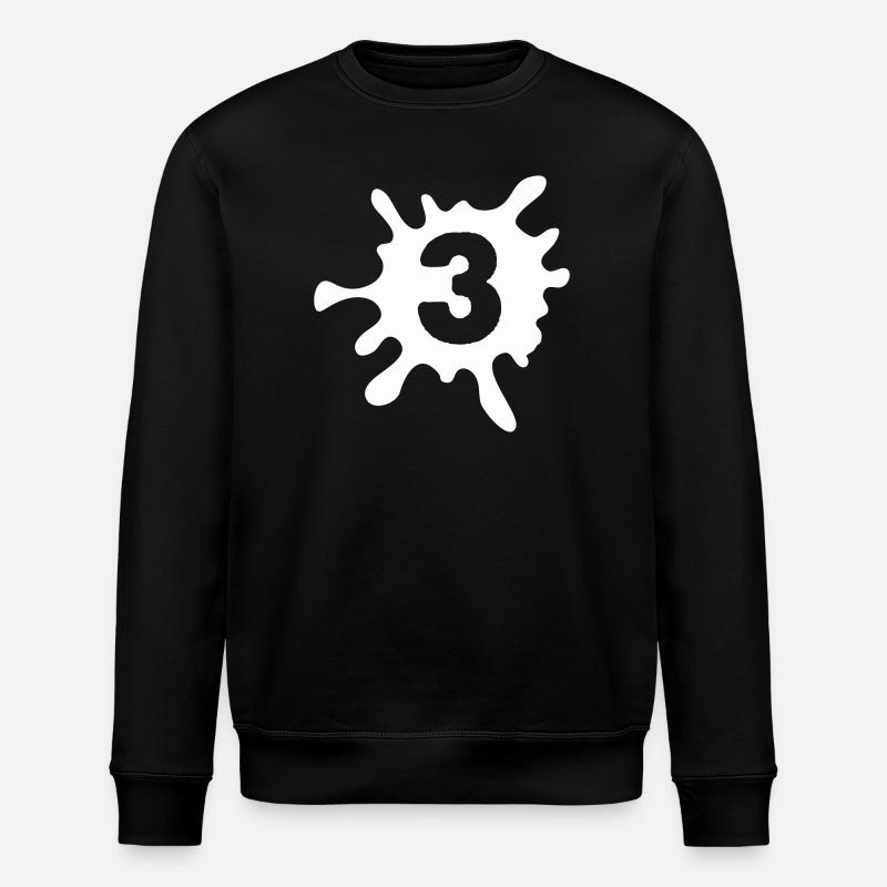 klecks_3- - Stanley/Stella ROLLER Unisex Organic Sweatshirt - black