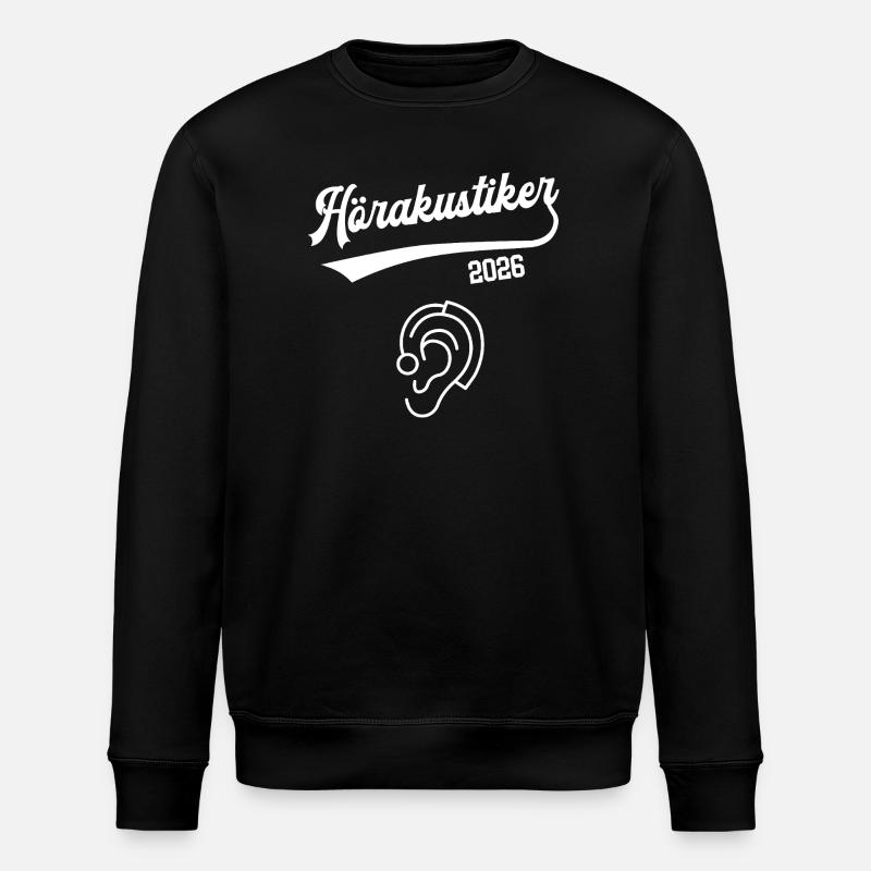 Audiologist 2026 Apprenticeship Profession Acoustician - Stanley/Stella ROLLER Unisex Organic Sweatshirt - black