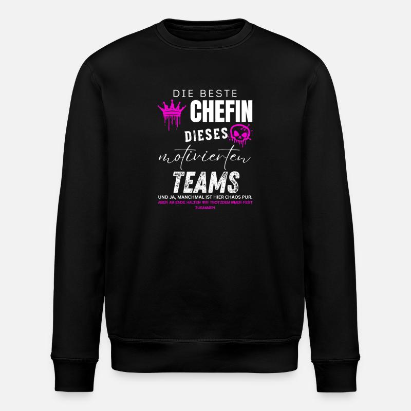 beste Chefin motiviertes Team Chefin geschenke - Sweat bio ROLLER Stanley/Stella Unisexe - noir