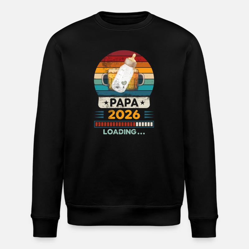 Papa 2026 en chargement. - Sweat bio ROLLER Stanley/Stella Unisexe - noir
