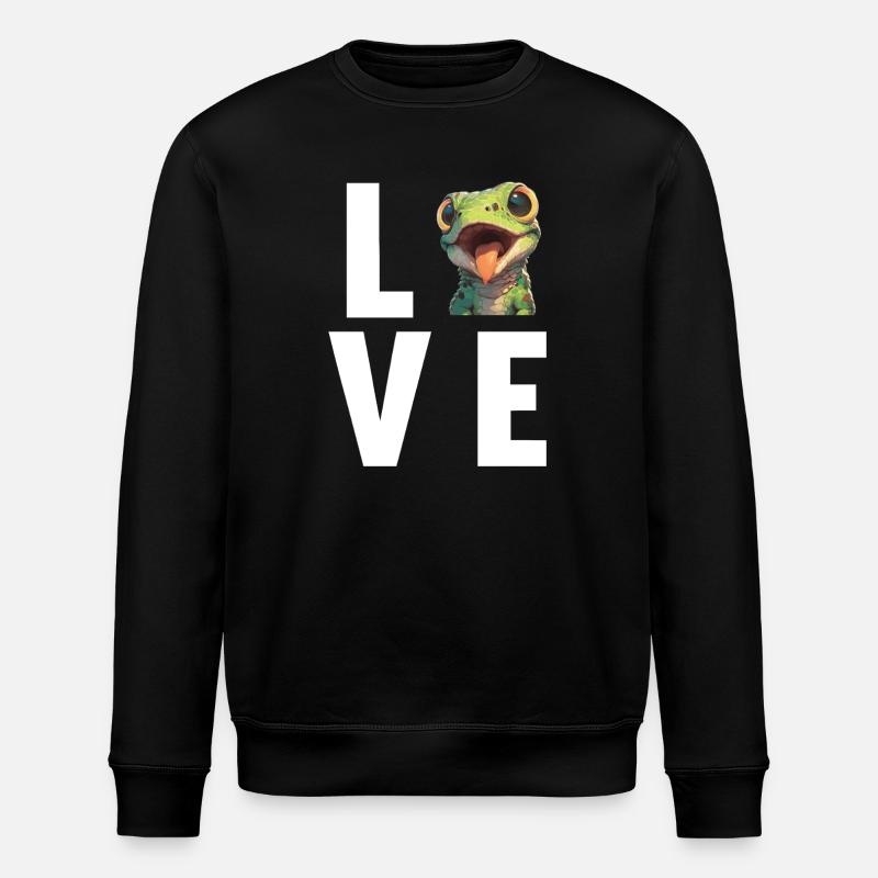 Lézard des lézards - Sweat bio ROLLER Stanley/Stella Unisexe - noir