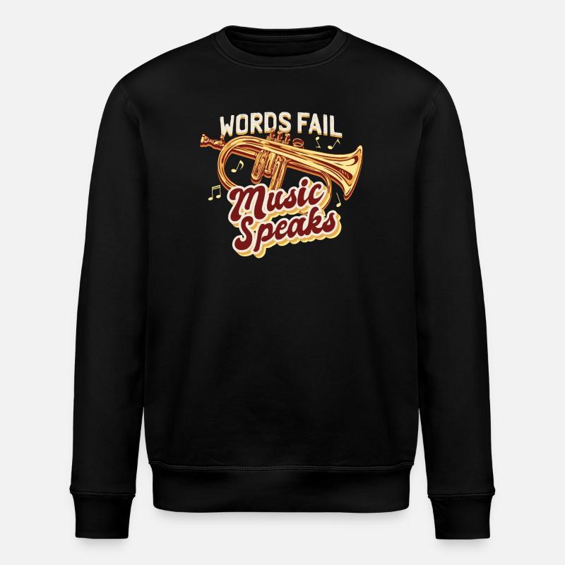 Musique du Bugle - Sweat bio ROLLER Stanley/Stella Unisexe - noir