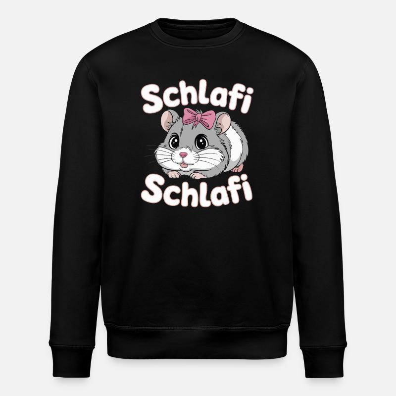 Schlafi Schlafi Hamster Design - Sweat bio ROLLER Stanley/Stella Unisexe - noir