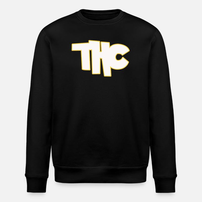 THC - Stanley/Stella ROLLER Unisex Organic Sweatshirt - black