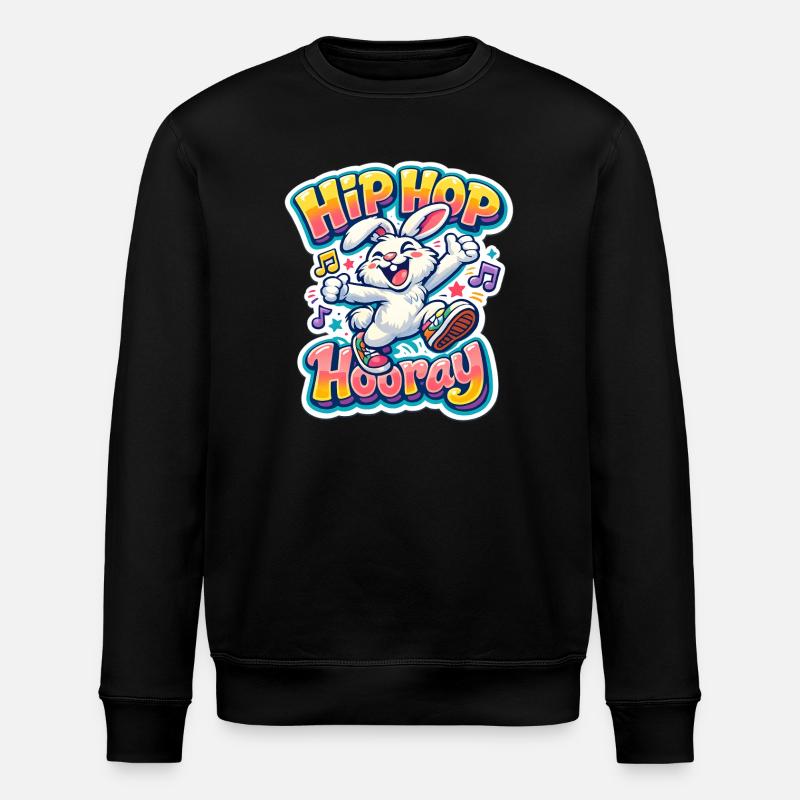 Enfants lapins - Sweat bio ROLLER Stanley/Stella Unisexe - noir