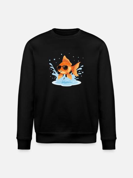 Golden Fish Sommergläser - Stanley/Stella Unisex Bio-Sweatshirt ROLLER - Schwarz