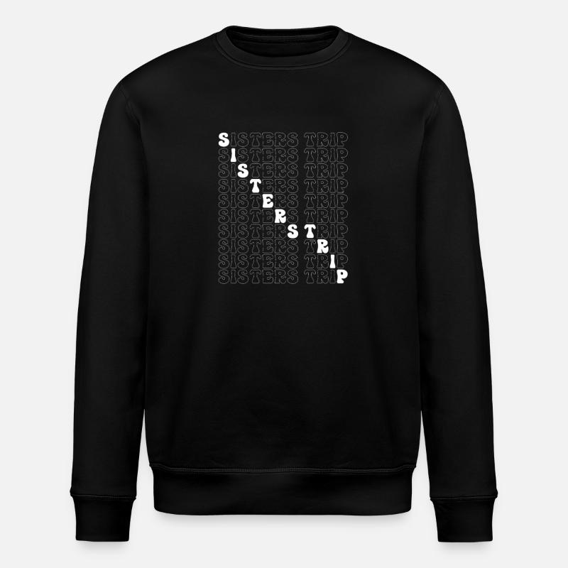 Krydstogtkrydstogt - Stanley/Stella økologisk unisex-sweatshirt ROLLER - sort