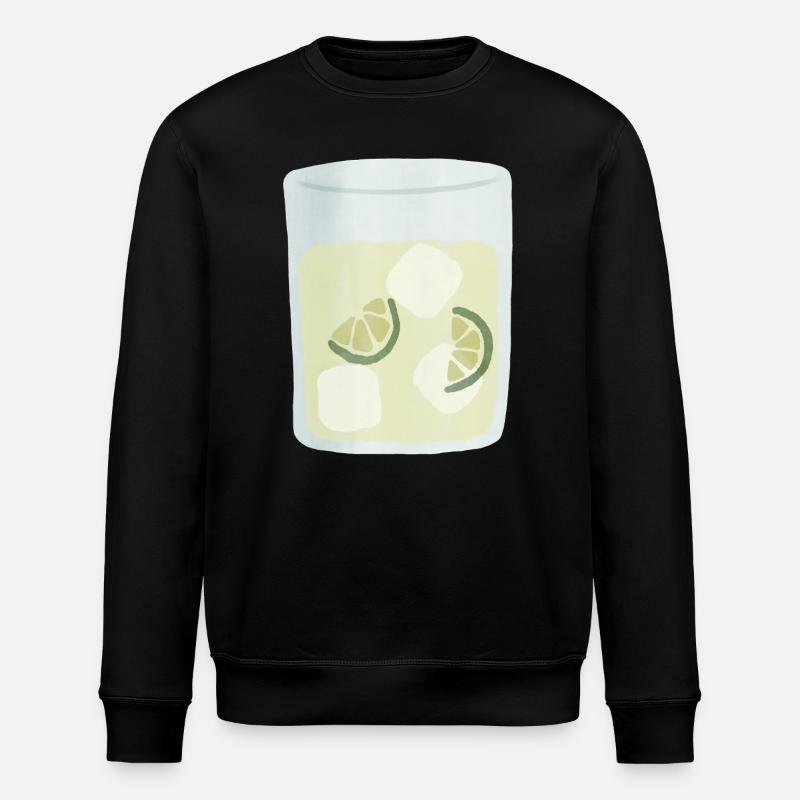 Moskauer Maultier im Aquarellstil - Stanley/Stella Unisex Bio-Sweatshirt ROLLER - Schwarz