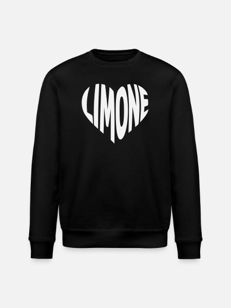 Lime Heart Design - Stanley/Stella ROLLER Unisex Organic Sweatshirt - black