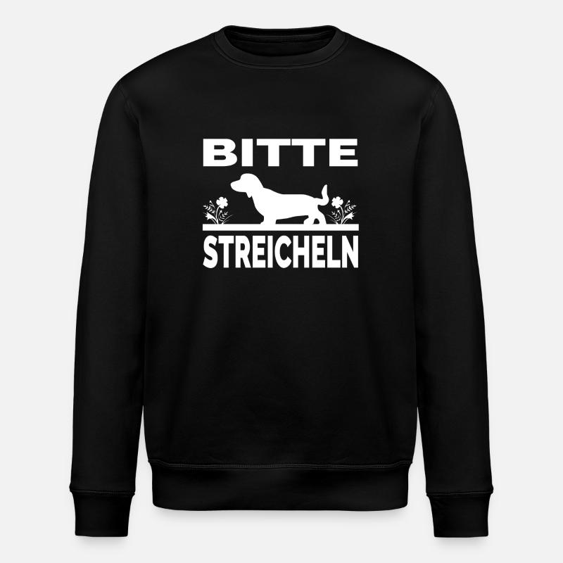 Dackel - Stanley/Stella Unisex Bio-Sweatshirt ROLLER - Schwarz