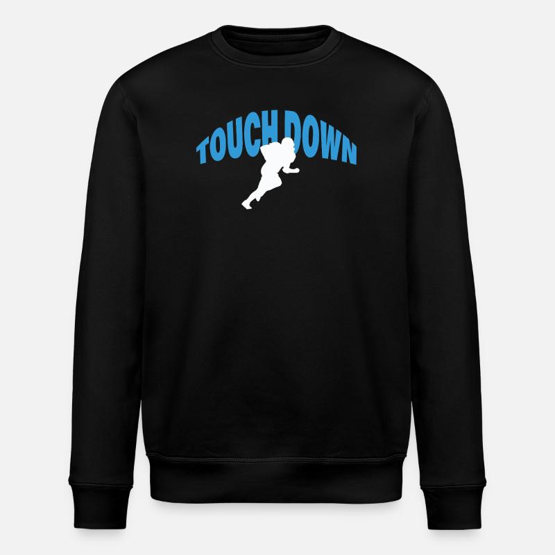TOUCH DOWN - Stanley/Stella Unisex Bio-Sweatshirt ROLLER - Schwarz