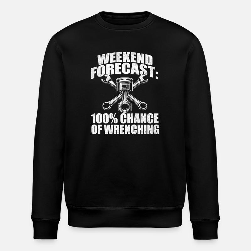 Prévisions du week-end : 100 % déchirantes - Sweat bio ROLLER Stanley/Stella Unisexe - noir