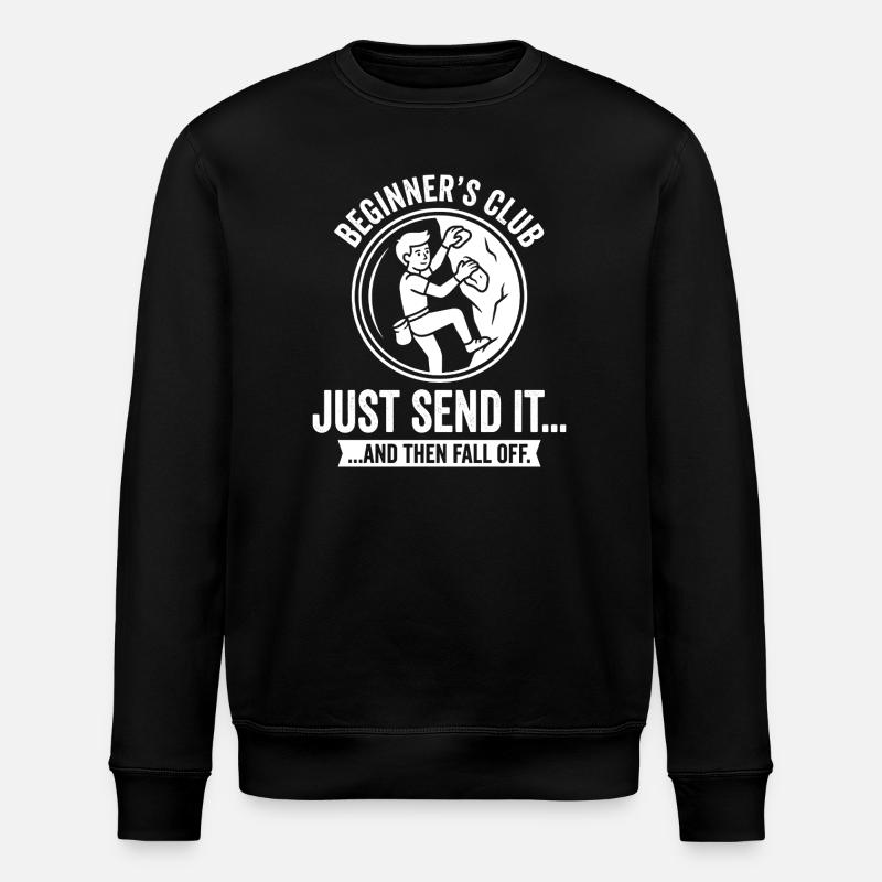 Club débutant : envoie-le simplement - Sweat bio ROLLER Stanley/Stella Unisexe - noir
