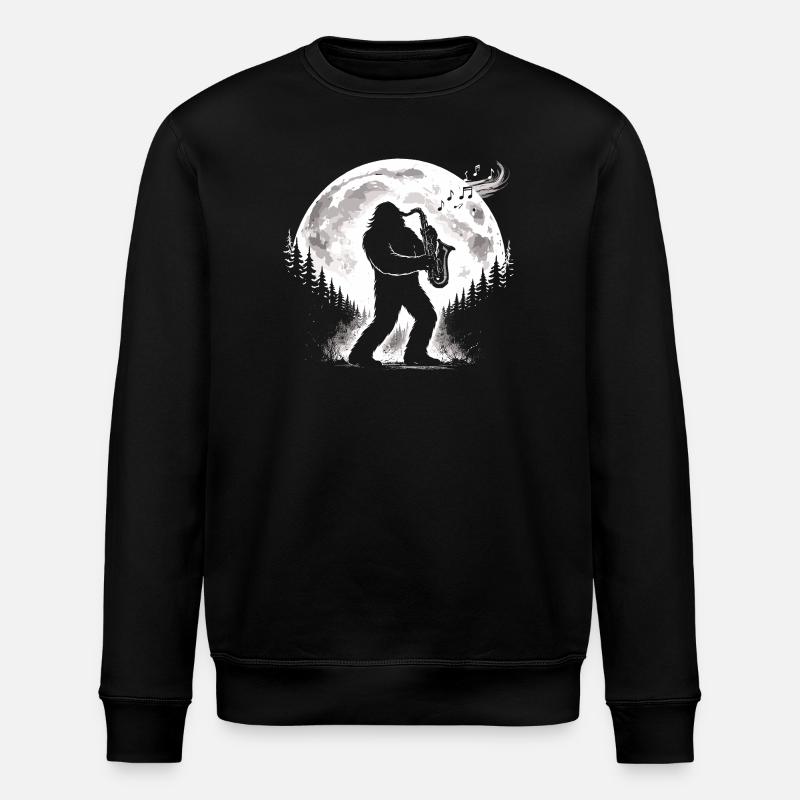 Saxophoniste de Bigfoot - Sweat bio ROLLER Stanley/Stella Unisexe - noir